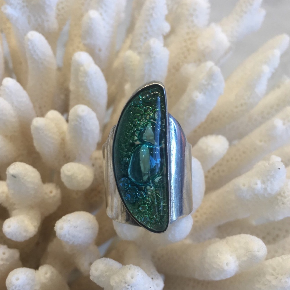 Statement Sterling Silver Ring - image 1